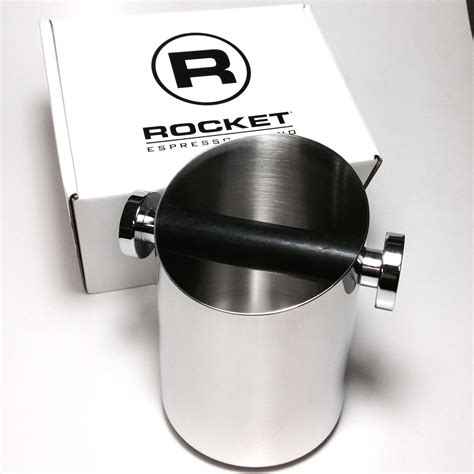 rocket stainless steel knock box|Rocket Espresso Knock Box – ECS Coffee.